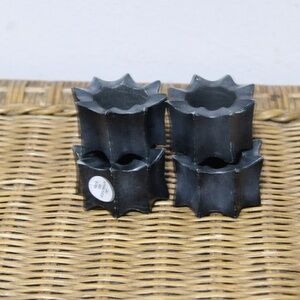 Damien Spike Napkin Holders.  Set of 4.  Open Box.